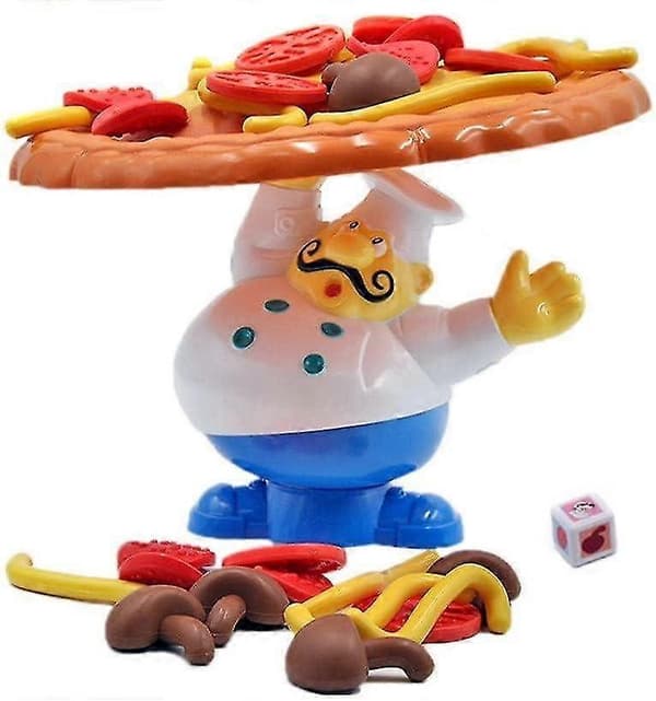 [LCS] Topple Pizza Spil, Balancerende Pizza Legetøj til Bord