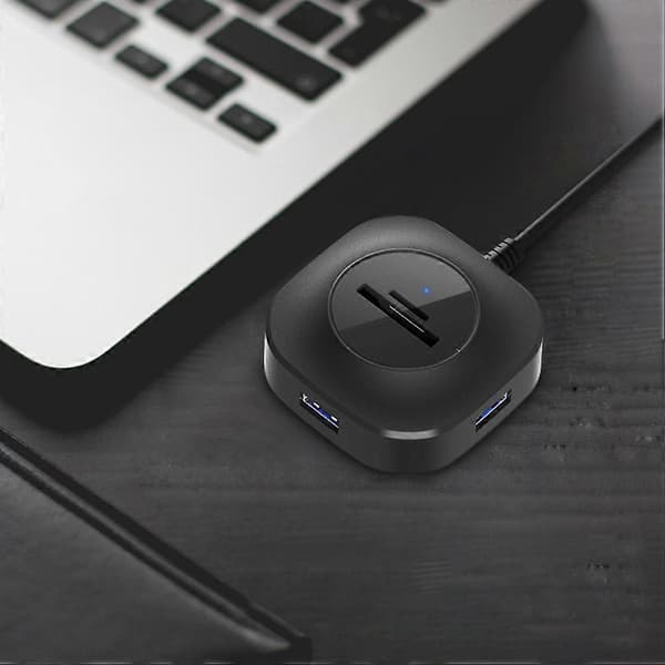 USB-hub multifunksjonell USB-adapter for datamaskinbruk 1 stk