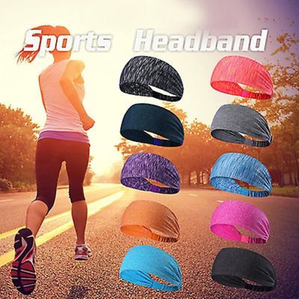 Yoga Sport Pannband för Kvinnor purple