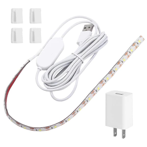 USB-interface LED-strip til belysning LED-strip USB-drevet 30 cm med lysdæmper