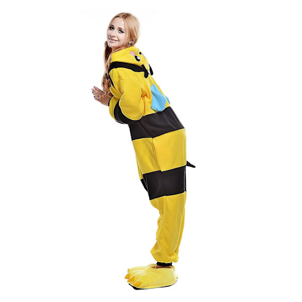 Reedca Totoro Aikuisten Onesie Halloween Cosplay Asut Anime Pyjamat Yhteensopiva Naisten Ja Tyttöjen Kanssa, napitus Bee L