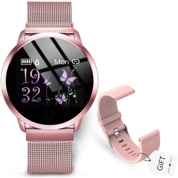Smartwatch för kvinna Man Sport med IP67 vattentät stegräknare