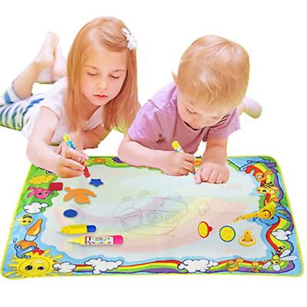 120*90cm Aqua Doodle matta Water Game Pad, gratis målning för pojkar och flickor