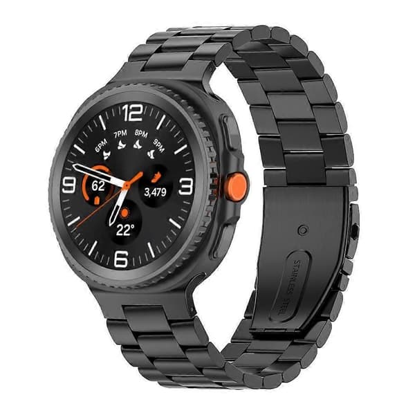 [LCS] Metallrem for Samsung Galaxy Watch 8 / 8 Classic / Ultra 2 Black