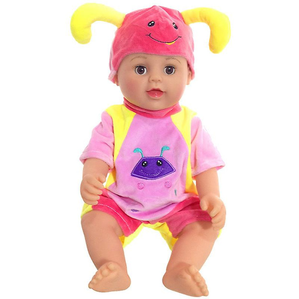 Mjuk Kropp Baby Docka Med Öppningsbara/Stängbara Ögon set5