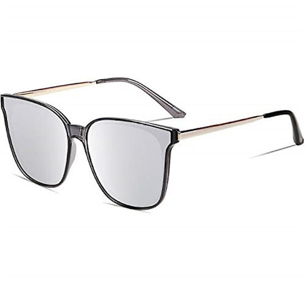 Vintage Runde Polariserede Retro Solbriller Grey
