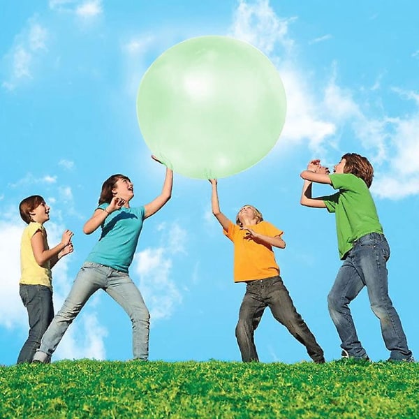 Barn Utomhus Mjuk Luft Vattenfylld Bubbelboll Uppblåsbar Ballong Leksak PINK L