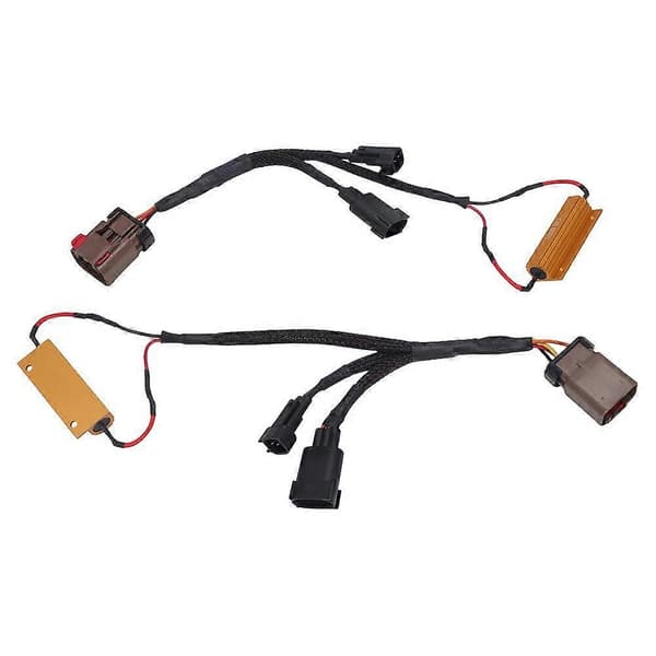 1 par halogen til LED baglygte konverteringsledningsnet sæt til Dodge Ram 1500 2009-2018, Ram 2500/3500 2010-2018