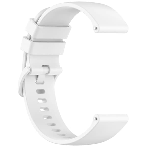 [LCS] Garmin vivoactive 5 silikoninen kellonranneke 20mm pikalukituksella White