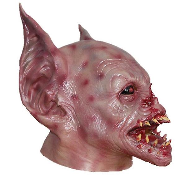 Deluxe Kokopään Yöolento Vampyyri Keräilijän Lateksinaamio Ha pink