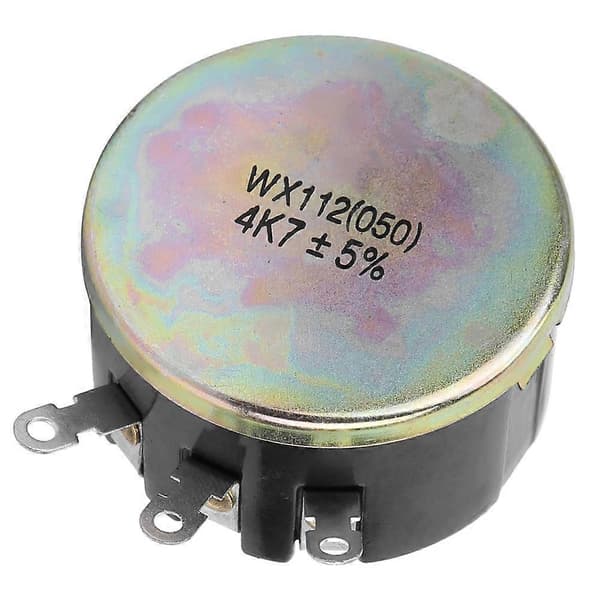 Enkelvarvig trådlindad potentiometer WX112(050) 4,7k effekt 5W