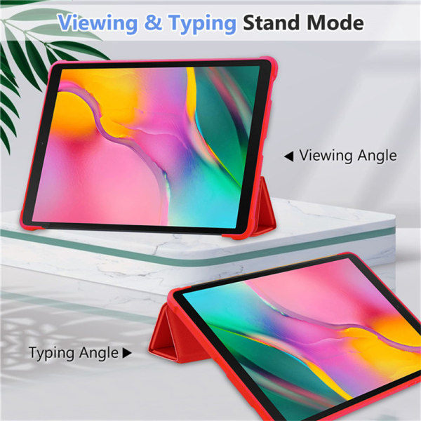 Tri-fold design deksel Samsung Galaxy Tab A8/X200/X205 10.5'' Lilla