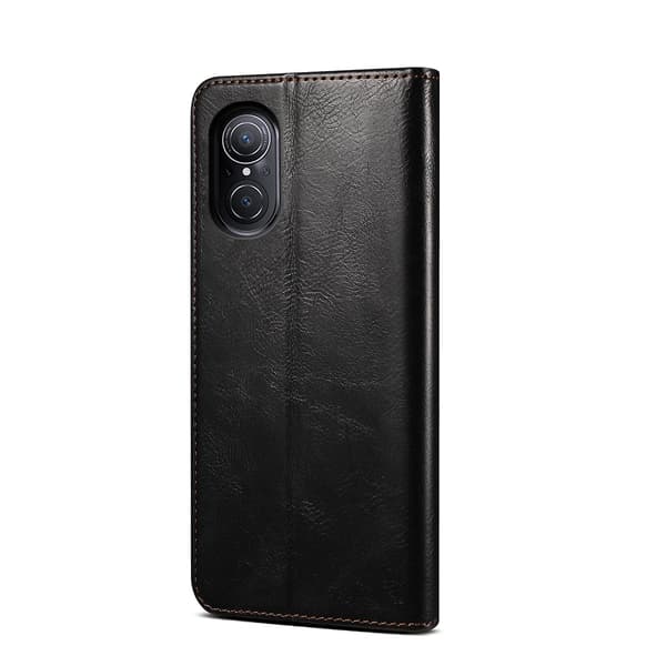 [LCS]Läderfodral kompatibelt med Huawei nova 9 SE Black