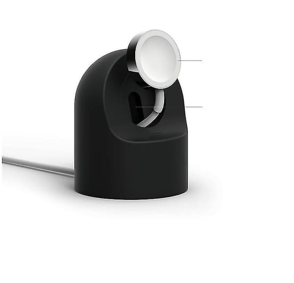 [LCS]Station til Apple Watch Oplader Tilbehør Opladningsstander (Sort)