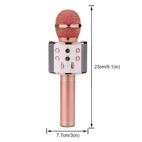 [LCS] Trådløs Bluetooth Karaoke-mikrofon kompatibel med iPhone, Android, Port