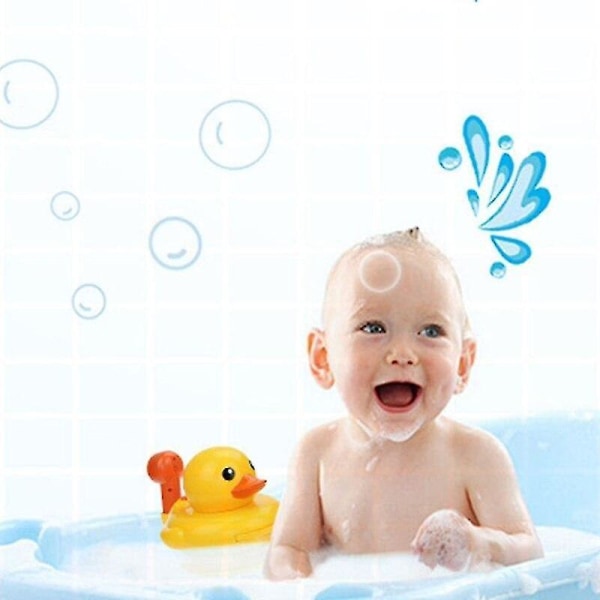 Ankleksak Anka Sprinkler Kran Badrum Baby Bad Vattenleksak