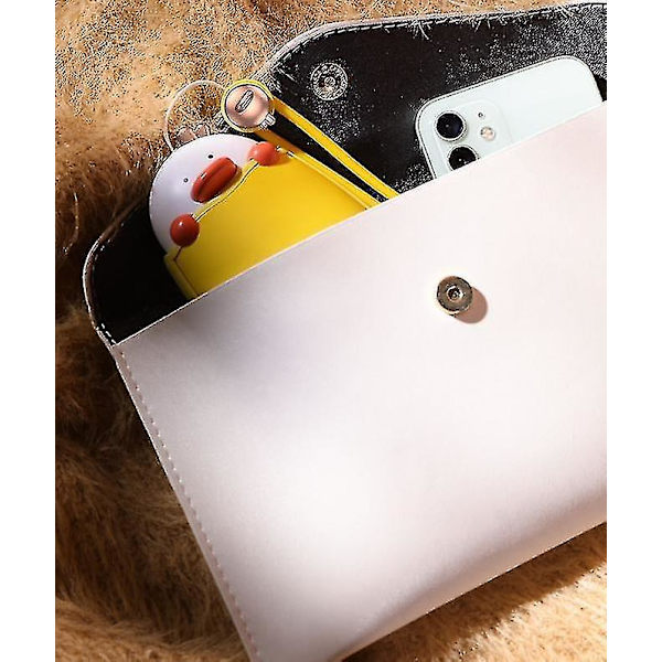 Mini sähköinen älykäs käsienlämmitin, USB-varavirtalähde, pinkki white