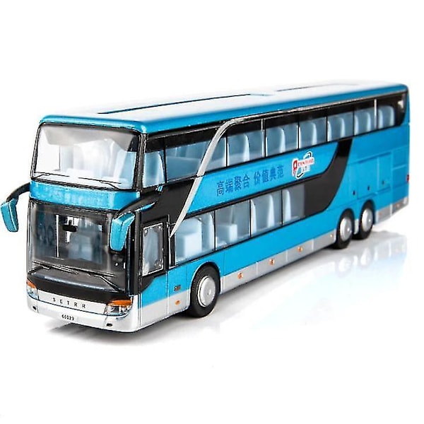 1/32 Legert Diecast Dobbeldekkerbuss Modell