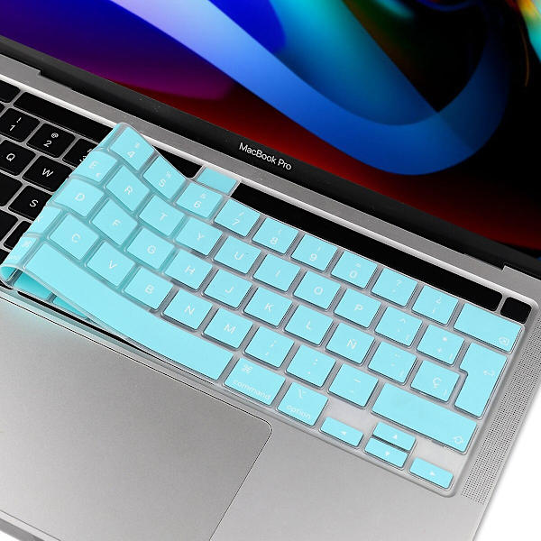 Tangentbordsskydd Kompatibelt med Macbook tangentbordsöverdrag silikonskydd aw Eu russian green