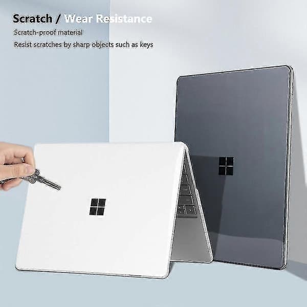 [LCS] Etui til Surface Laptop Go 1/2/3/4/5 Beskyttende Hard Shell Cover Matt Clear