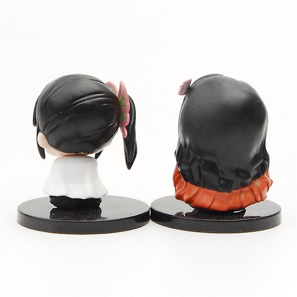 st Demon Slayer Actionfigur Anime Sittande Figurer Tanjiro Nezuko Figurin Rengoku Leksaker Heminredning Gåvor Till Jul Födelsedag