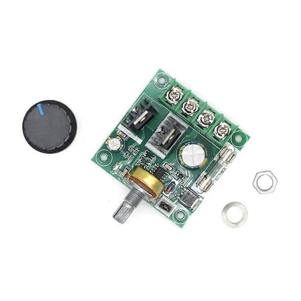 12V-40V PWM DC Motor Hastighedsregulator med Knapkontakt 10A LED Hastighedsregulator og Dæmpningsmodul