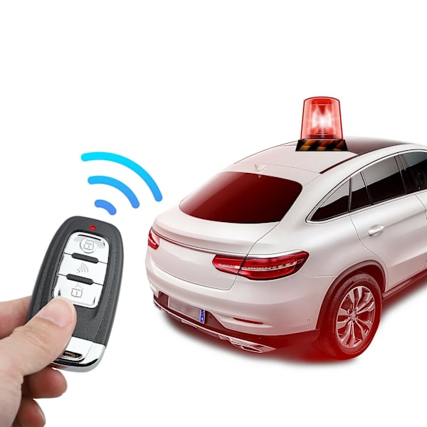 Billarm Fjärrkontroll Bil Nyckellös Ingång Motorstart Larmsystem Tryck
