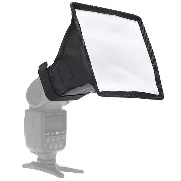 Universal bærbar blitsdiffuser Softboks 15 x 17 cm Kompatibel med kamera S