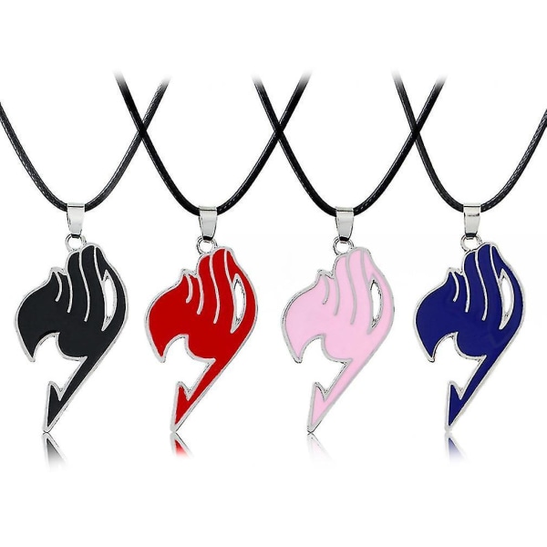 4st Anime Smycken Fairy Tail Guild Halsband Tillbehör