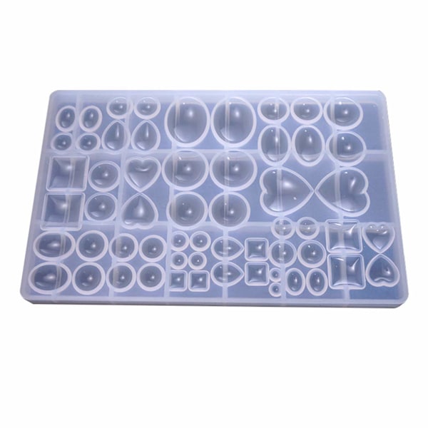 Silikone Resin Støbeforme Sæt Krystal Epoxy Støbeform DIY Håndlavede Smykker Krystal Patch Støbeform Tids Gem Patch Vedhæng Silikone Støbeform
