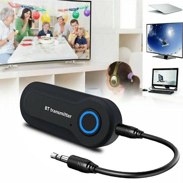 Bluetooth trådlös ljudsändaradapter Stereosändare TV-högtalare USB dongel