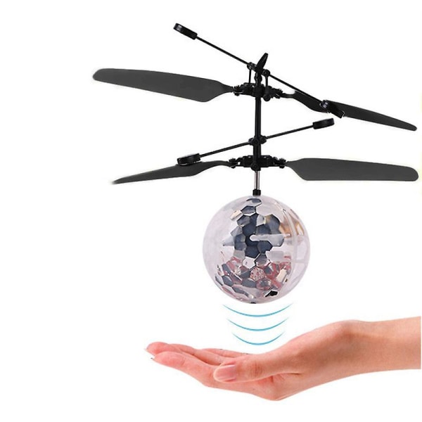 Transparent flygande boll USB laddning Nyhet flygande leksaker