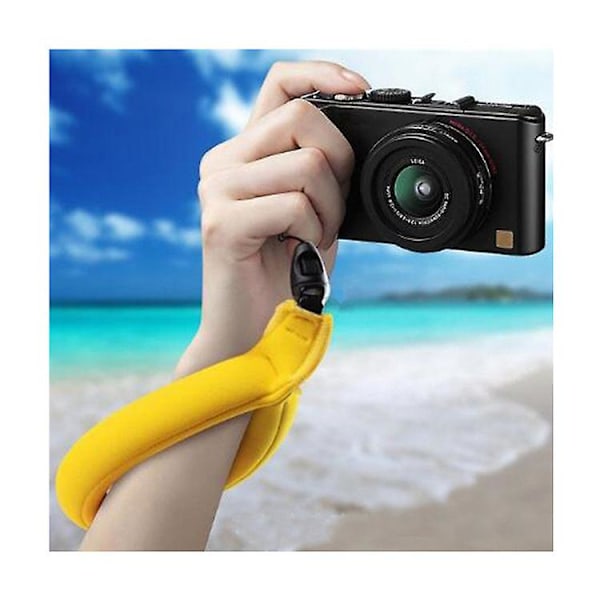 Gopro Kelluntakamera Ranne Sukellusmateriaalilla Uinti Kelluva Uppoutumista Estävä Matkapuhelinranne Rannekorulla yellow
