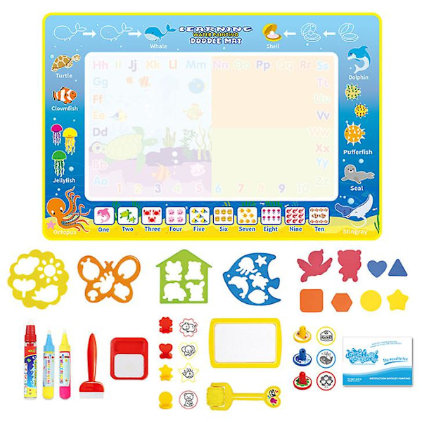 Vatten Doodle Matta Aqua Ritmatta, Stor storlek 120*80cm