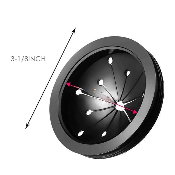 [LCS] Avfallskvarn Diskbänksflänssats Kök Avfallskvarn Flänsverktyg Män Kvinnor Outer Diameter 110mm