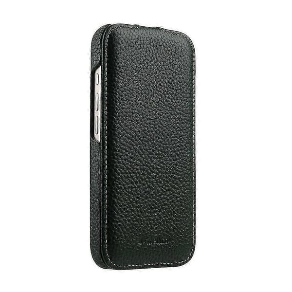 [LCS] MELKCO Vertical Flip Case in Genuine Cowhide + PC for iPhone 17 Pro Max (MagSafe Compatible) Green