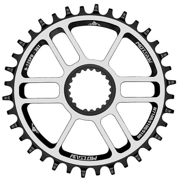 30T 32t 34t 36t 38t 40t rund oval kedjekrans smal bred enkelkedjekrans för 12-växlad cykelkedja