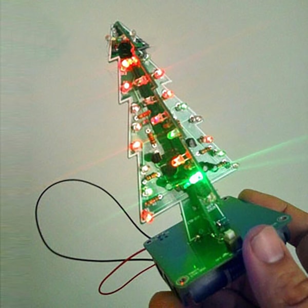 Joulukoristeet tee-se-itse joulukuusi led-vilkkusarja 3D elektroninen