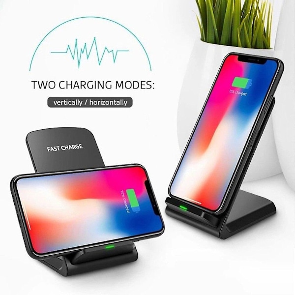 10W Trådlös Laddare För Iphone 12 12pro Max X Xr Xs Max 11 11pro 8 7 Laddningsställ För Samsung Galaxy Serien Trådlös Laddare