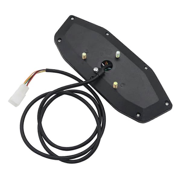 [LCS]Til Citycoco Speedometer Batteri Strømdisplay Speedometer Gear LED Display Måler 60V 72V til Cityco Black
