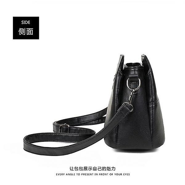 Ny Design Dam Axelväska Lyx Designer Damväska PU Läder Messenger Väskor (röd)
