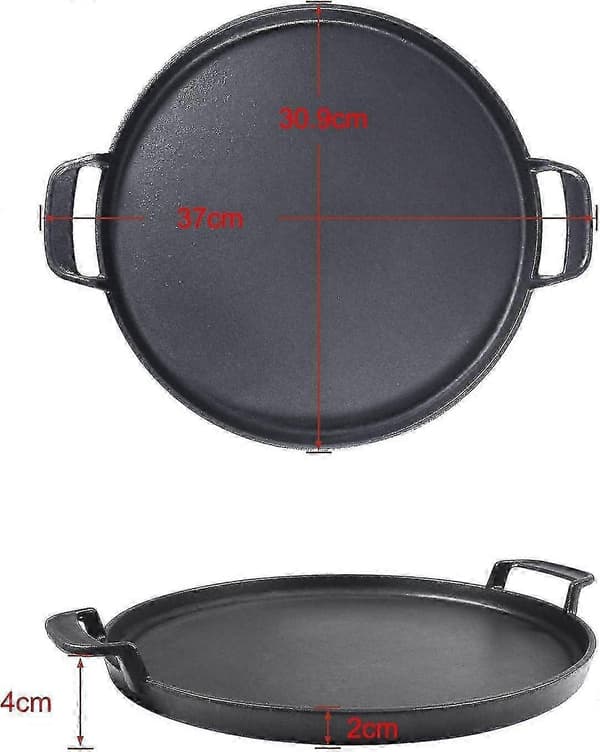Rund 30 cm stekhäll för Weber BBQ gjutjärnsgrillbyte