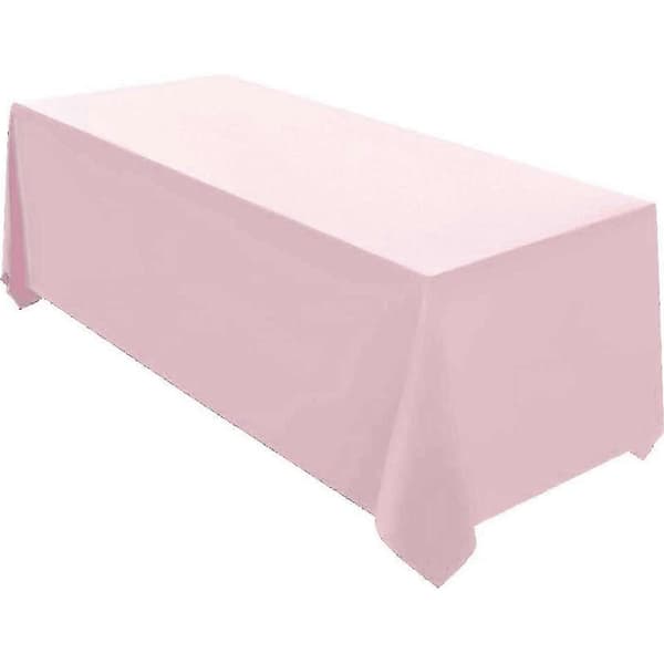 Elegant duk i bomull, lin og sateng, rektangulær bordduk, vann- og flekkbestandig for langvarig bruk, rosegull Rose Gold