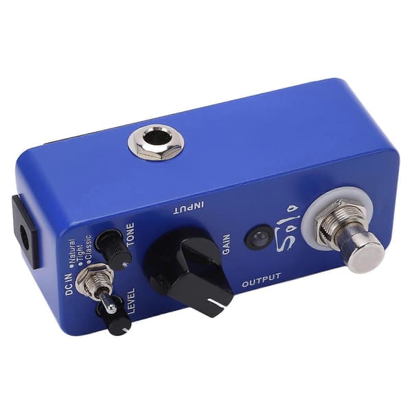 [LCS] Distortionpedal Metall Mini Effekter Høy Gain Elgitarreffektor 3 Moduser MDS5