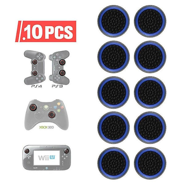 10/4 st Kompatibel med ps5 ps4 självlysande rocker cap silikon cap Kompatibel med x-box s one 360 svamphuvud knapp cap skydd mjukt gummi cap As show13