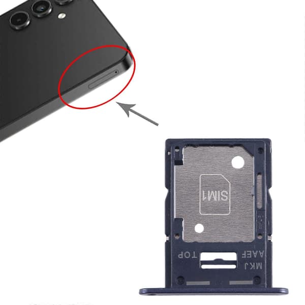 [LCS]För Samsung Galaxy A15 5G SM-A156B SIM + SIM / Micro SD-kortfack Black