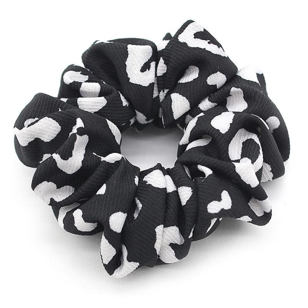 Dots Pläd Scrunchies Elastiska hårband Hårrep Barrettes