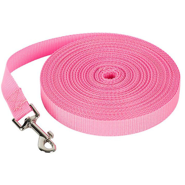 50m hundkoppel för husdjur, utomhus spårningskoppel för stora hundar pink 1.2m *2cm