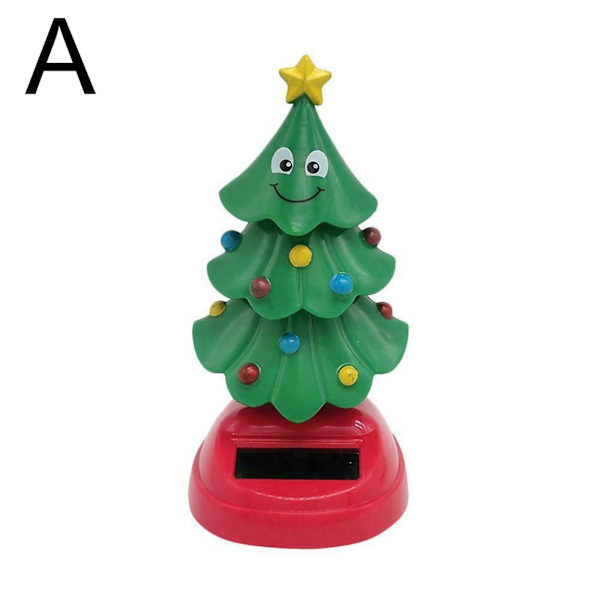 Soldriven Dansande Prydnad Julgran Snögubbe Jultomte Älg Gungande Animerad Dansare Leksak A