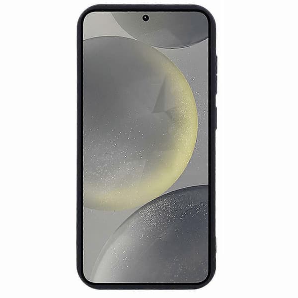 [LCS] Forbedret Samsung Galaxy S25 Mobiltelefoncover med rillet design TPU-greb - Sort